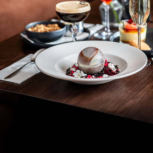 Dessert menu at The Marchmont Arms